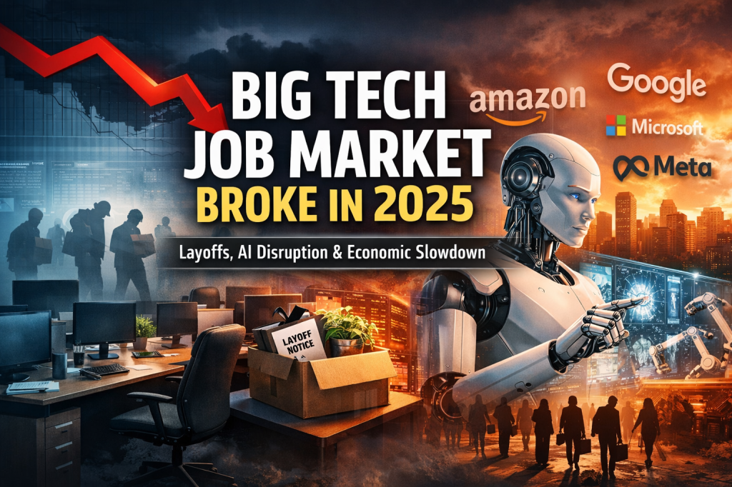 Big Tech’s Broken Job Market: 2025 Exposed the Cost of Overhiring, AI Hype, and Corporate Retrenchment