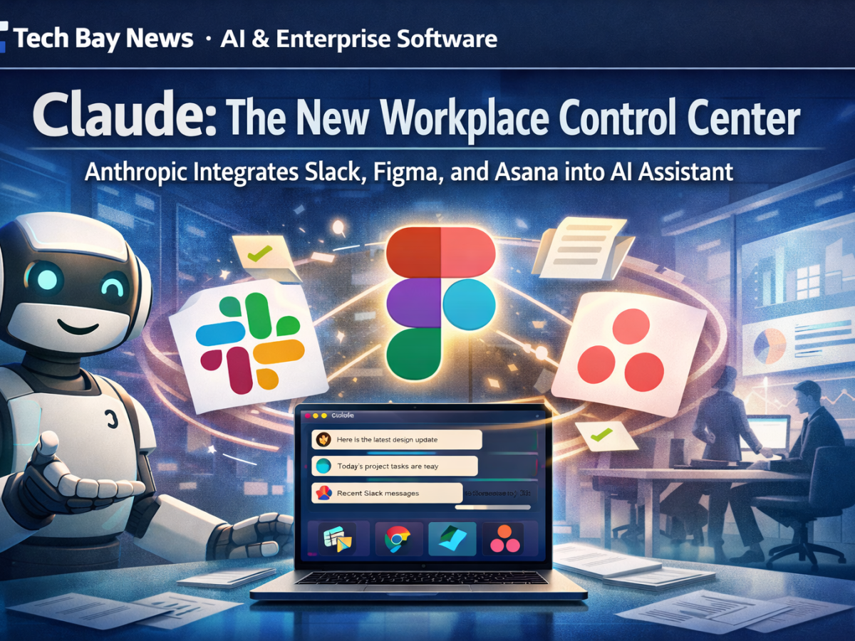Anthropic Embeds Slack, Figma, and Asana Into Claude—Turning AI Chat Into a Workplace Control&nbsp;Center