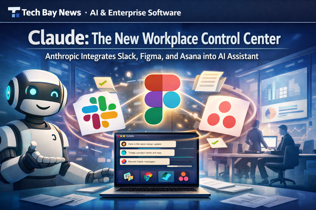 Anthropic Embeds Slack, Figma, and Asana Into Claude—Turning AI Chat Into a Workplace Control&nbsp;Center